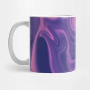 Cloudy Purple liquid marble by Minimal DM Mug